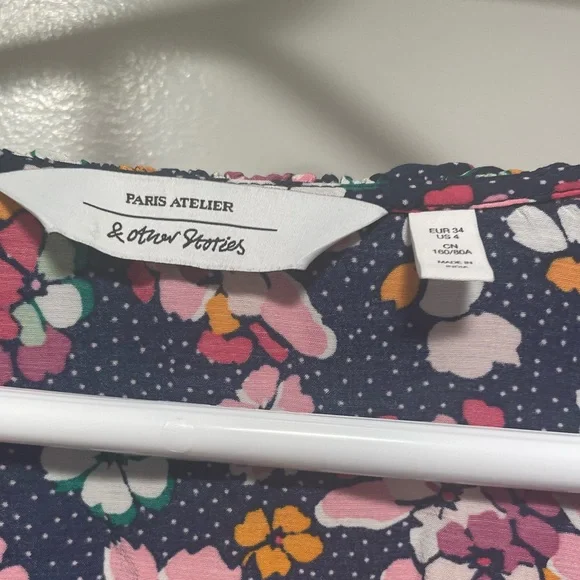 & other stories floral ruffle dress - Picture 4 of 6